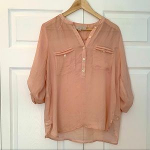 Loft popover blouse